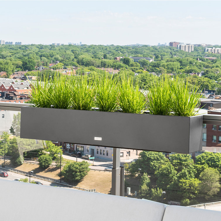 Veradek Metallic Series Galvanized Steel Railing Planter & Reviews